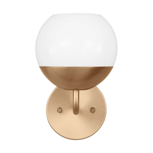 Alvin LED Bath Wall Sconce in Satin Brass