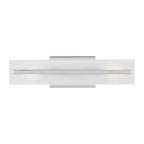Dex Two Light Bath Vanity in Chrome