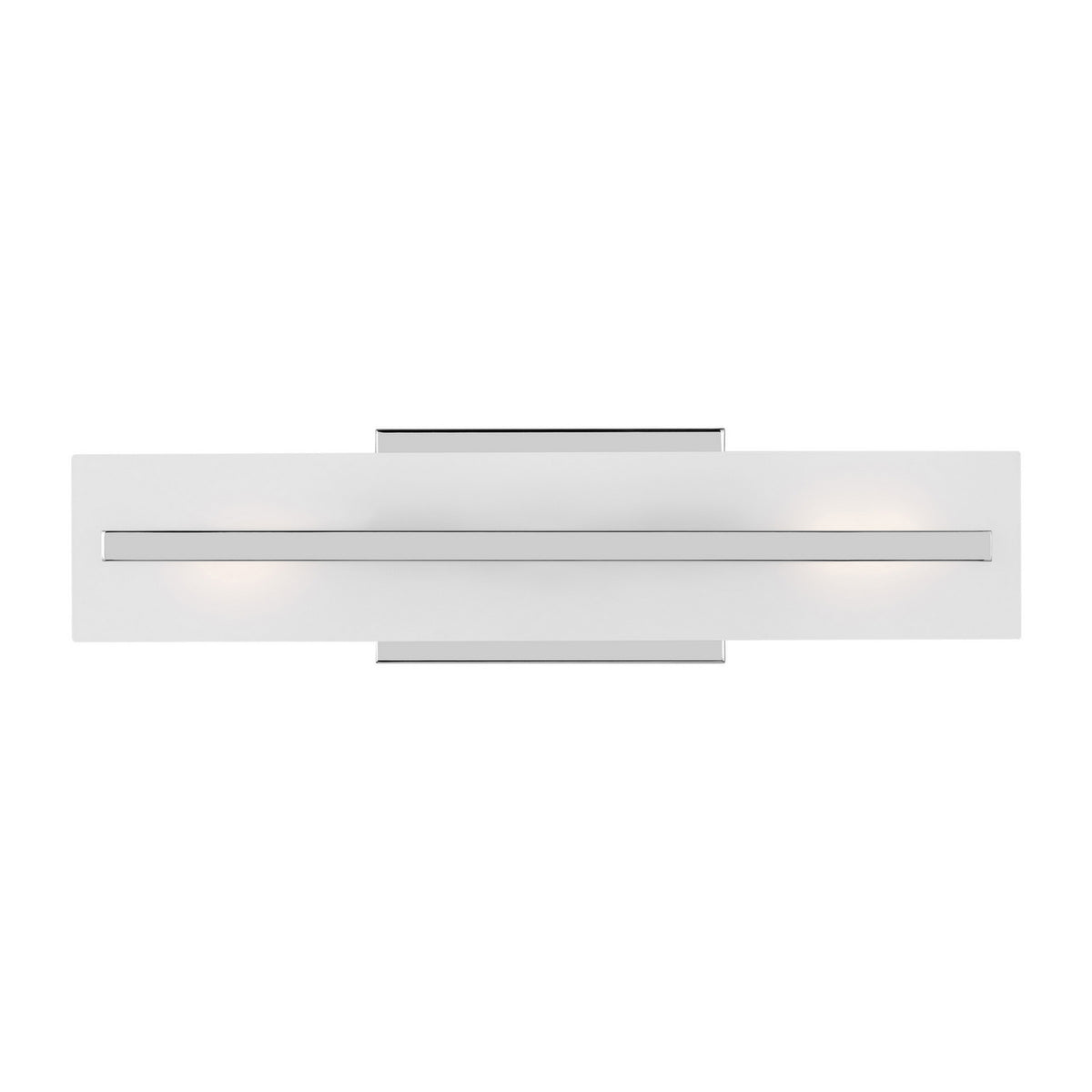 Dex Two Light Bath Vanity in Chrome