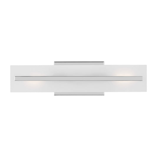 Dex Two Light Bath Vanity in Chrome