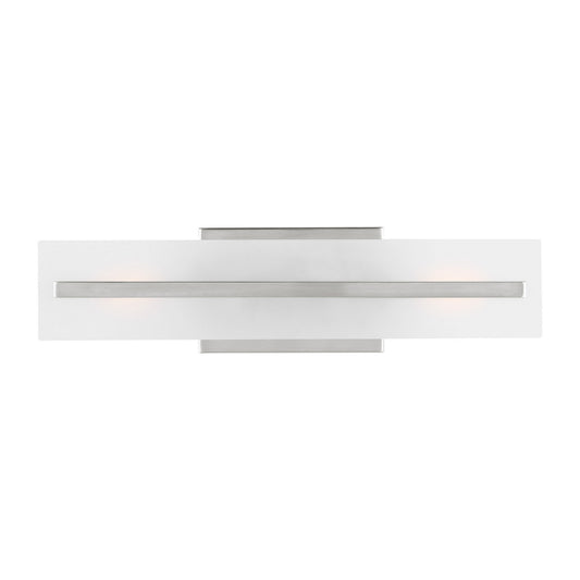 Dex Two Light Bath Vanity in Brushed Nickel