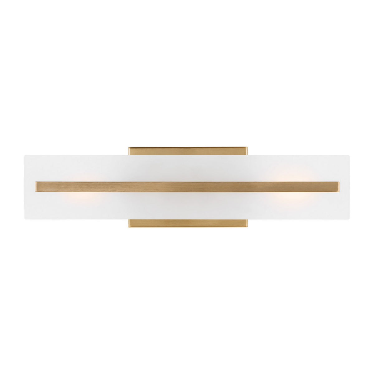 Dex LED Bath Wall Sconce in Satin Brass