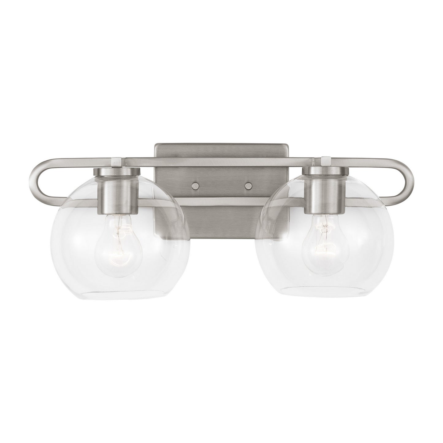 Codyn Two Light Bath Vanity in Brushed Nickel