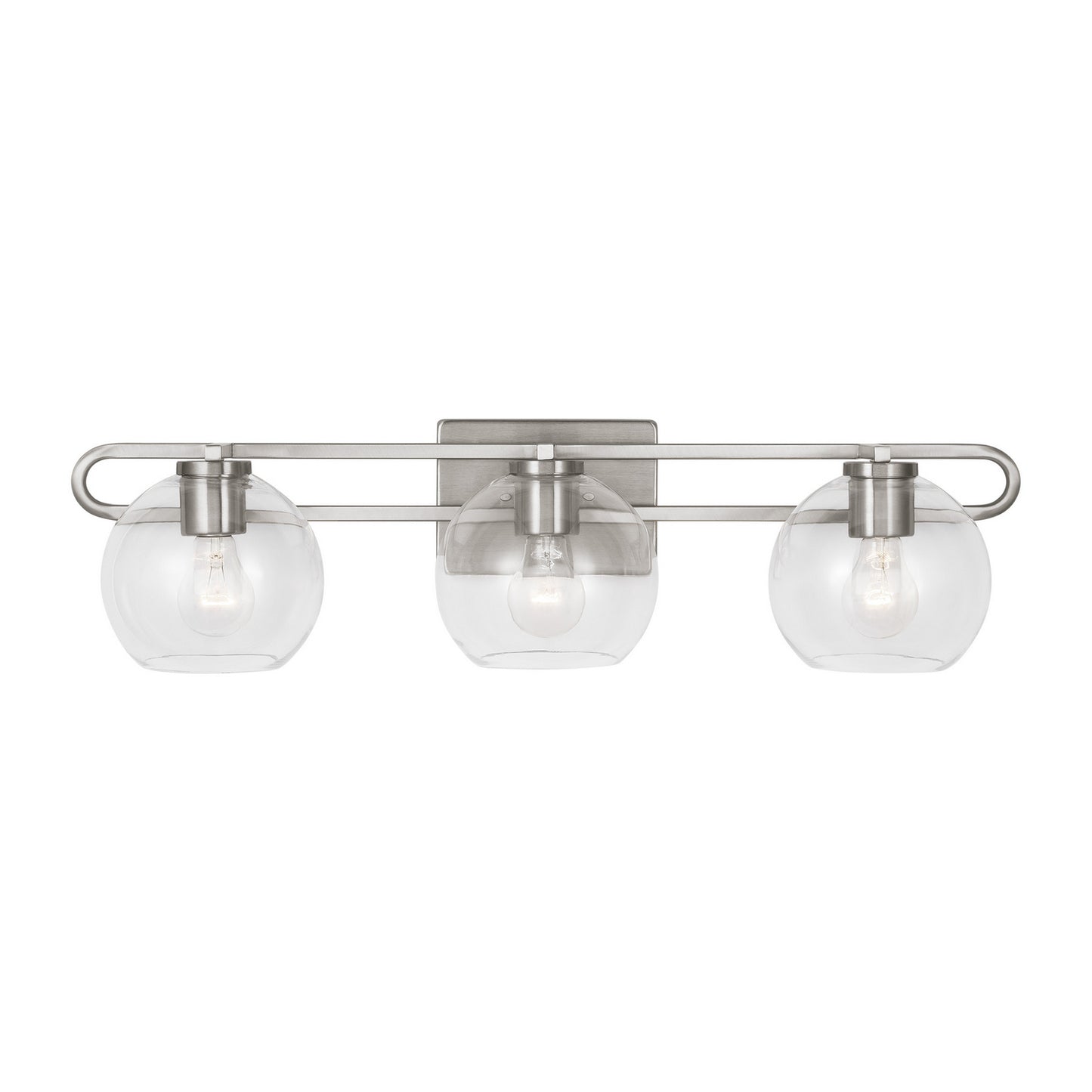 Codyn Three Light Bath Vanity in Brushed Nickel