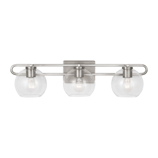 Codyn Three Light Bath Vanity in Brushed Nickel