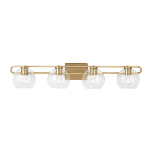 Codyn Four Light Bath Vanity in Satin Brass