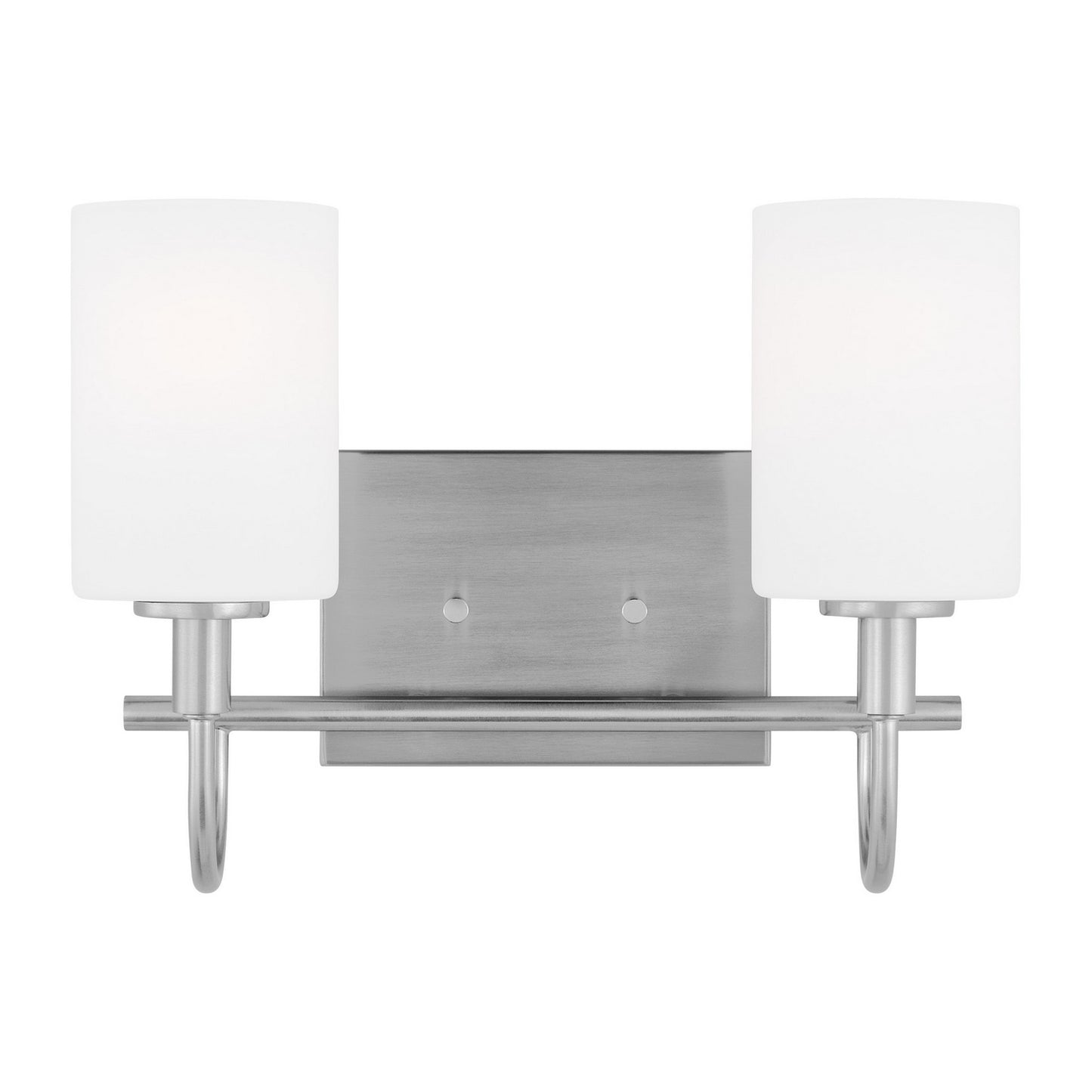 Oak Moore LED Bath Wall Sconce in Brushed Nickel