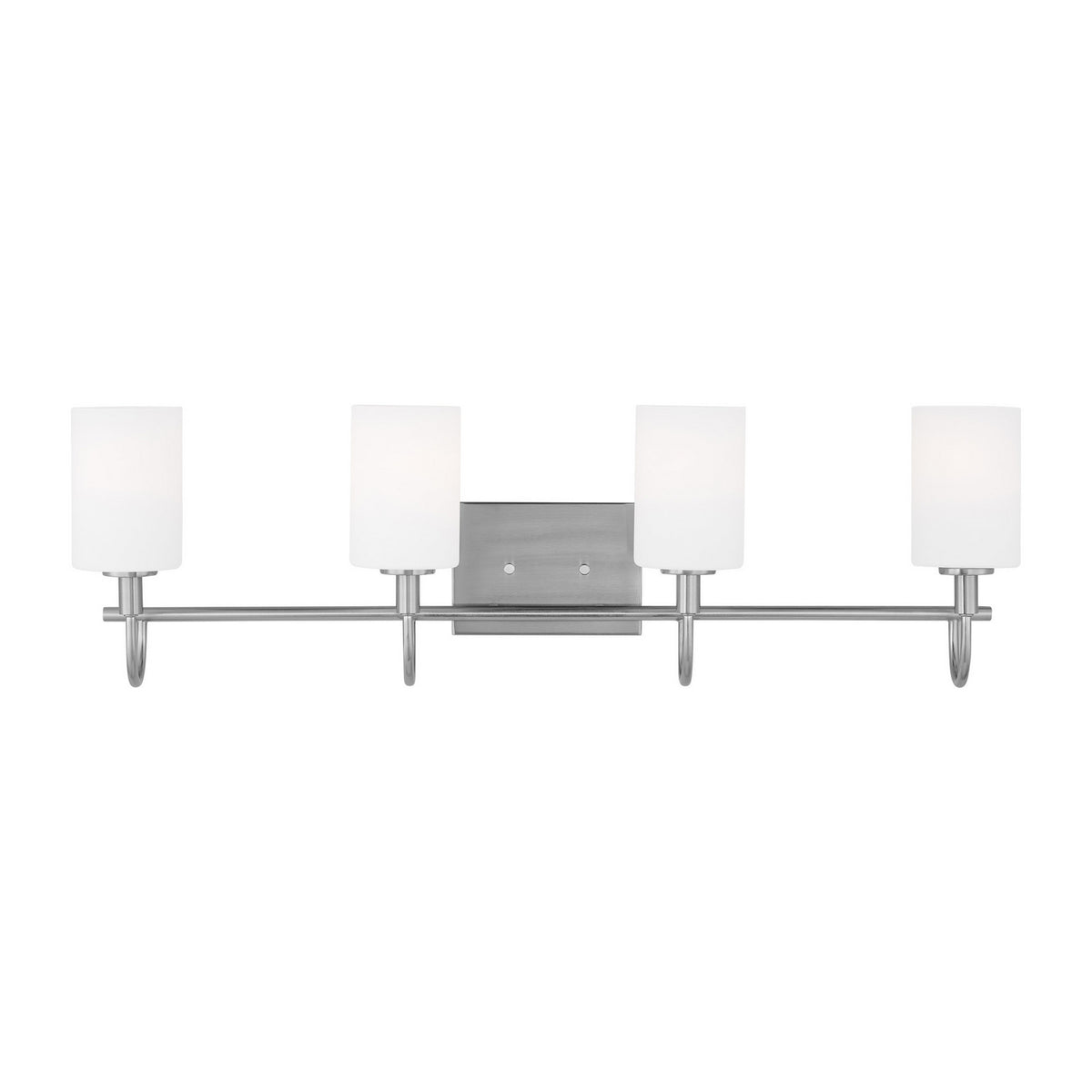 Oak Moore LED Bath Wall Sconce in Brushed Nickel