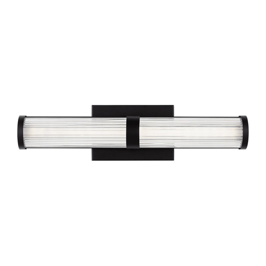 Syden LED Bath Wall Sconce in Midnight Black