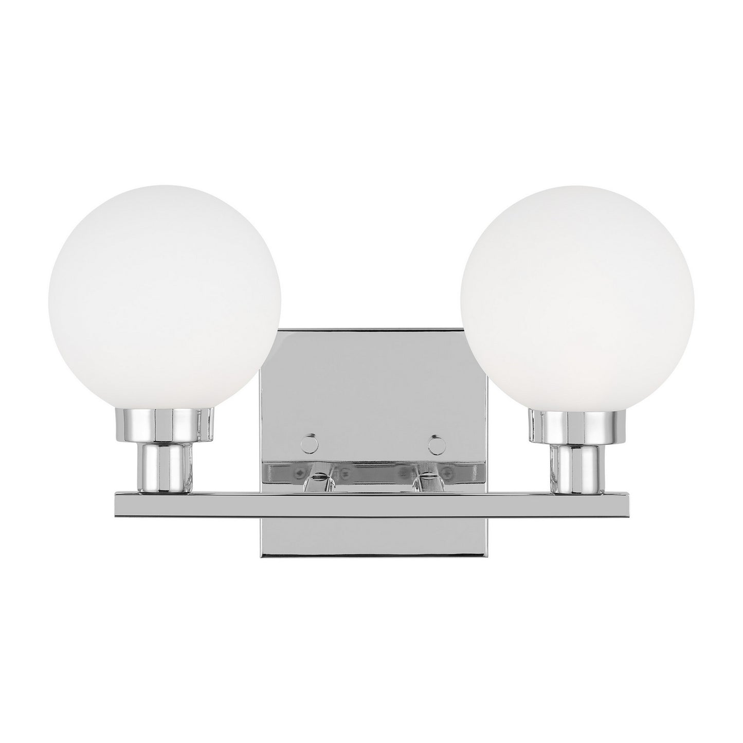 Clybourn Two Light Bath Vanity in Chrome
