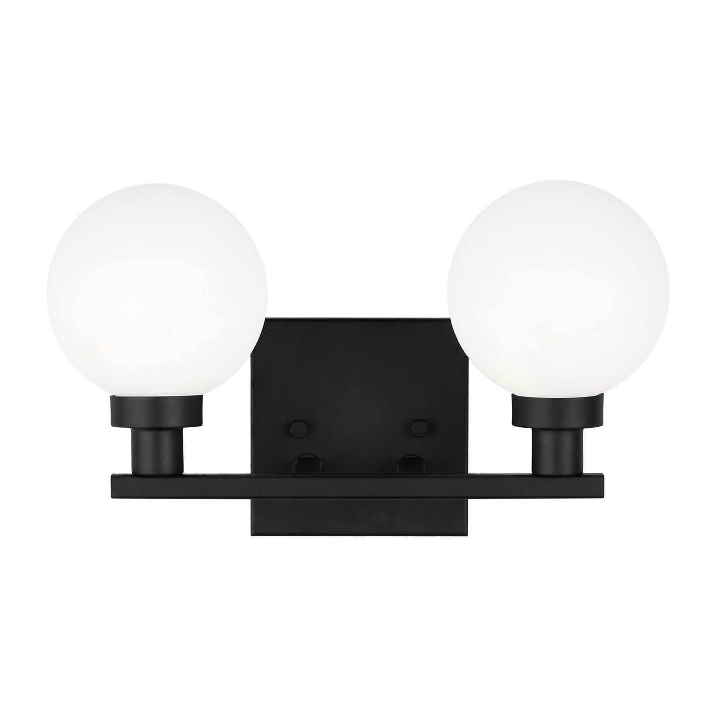 Clybourn Two Light Bath Vanity in Midnight Black