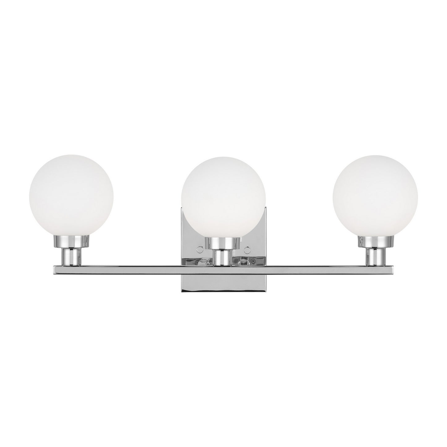 Clybourn Three Light Bath Vanity in Chrome
