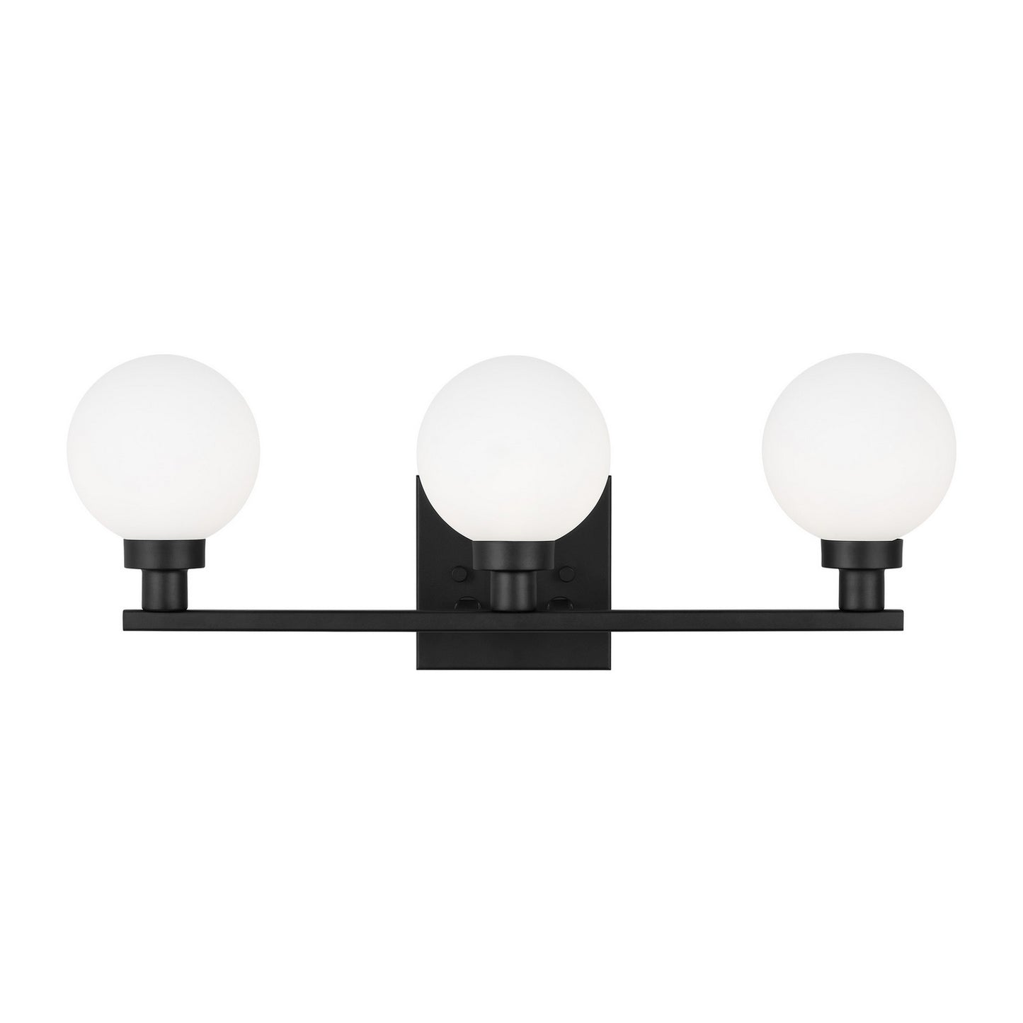 Clybourn Three Light Bath Vanity in Midnight Black