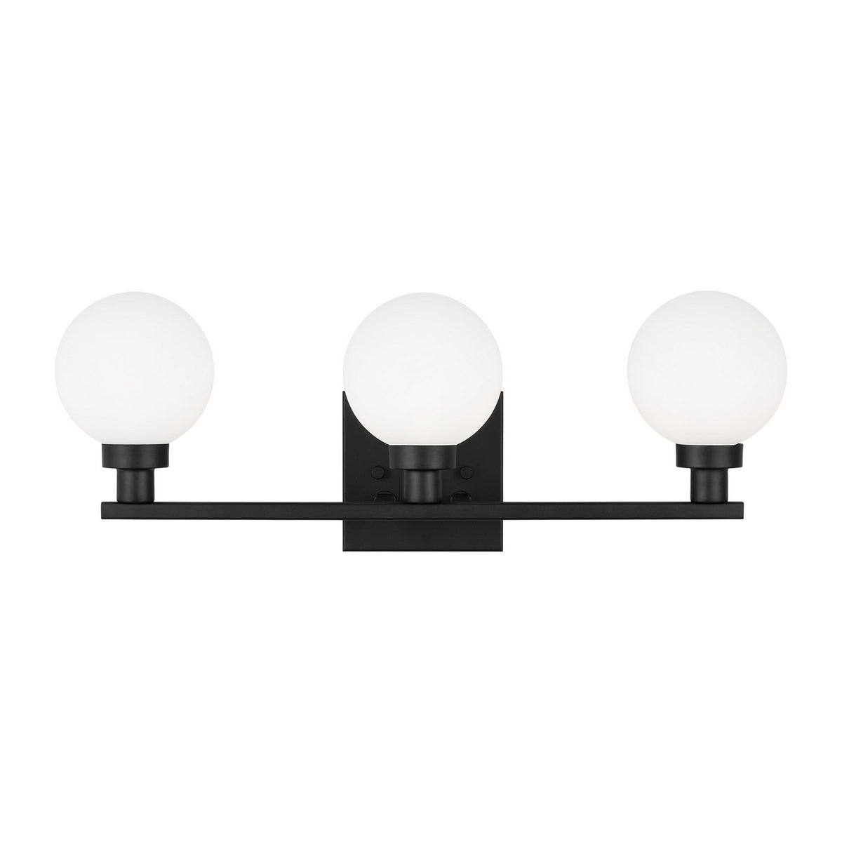 Clybourn Three Light Bath Vanity in Midnight Black