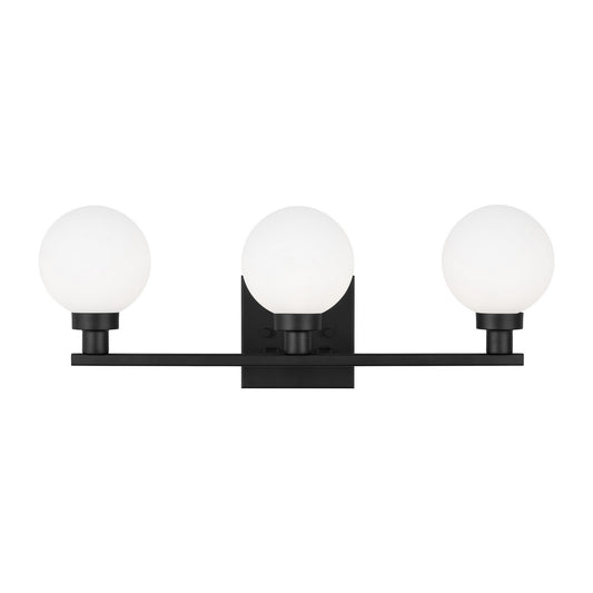Clybourn Three Light Bath Vanity in Midnight Black