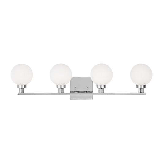 Clybourn Four Light Bath Vanity in Chrome