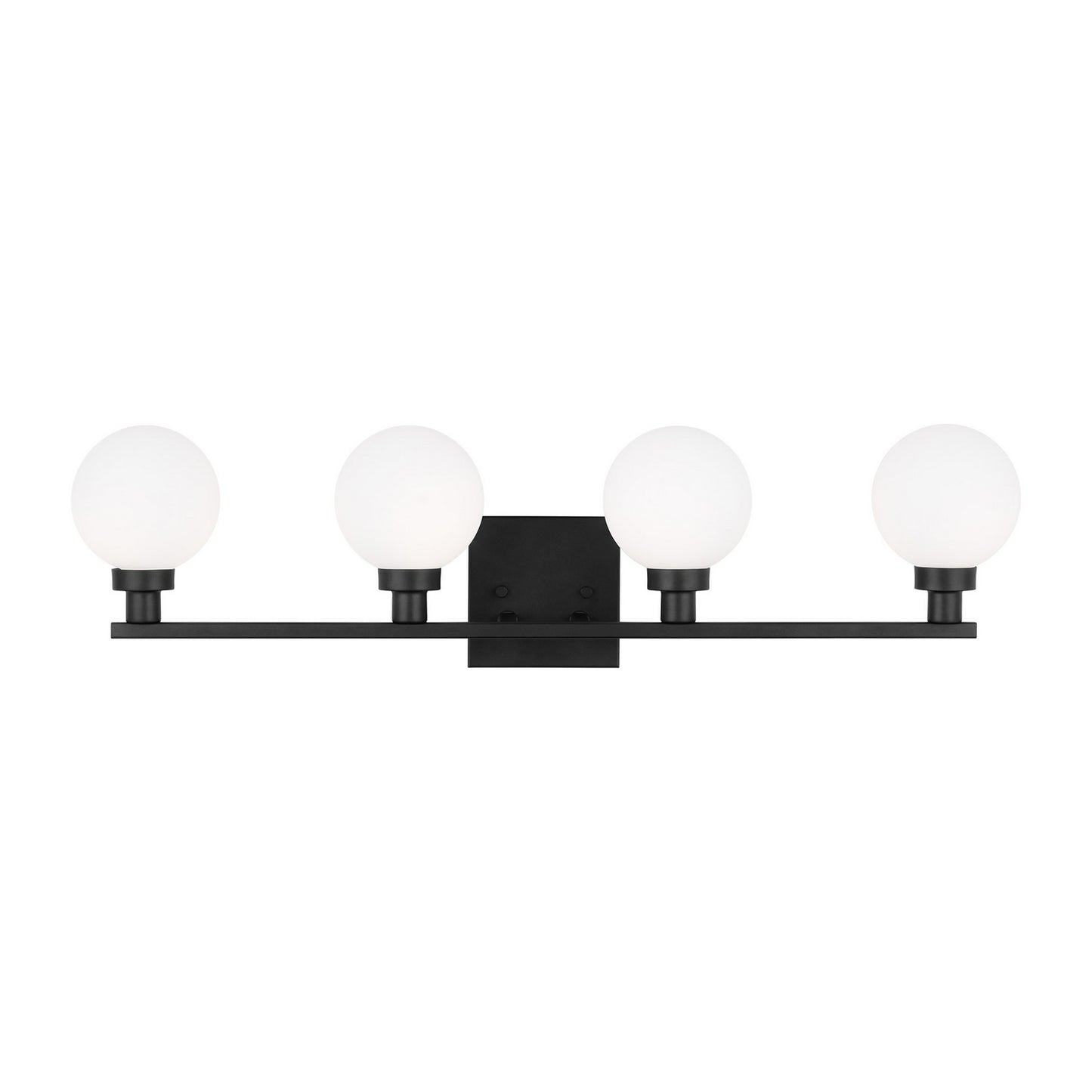 Clybourn Four Light Bath Vanity in Midnight Black