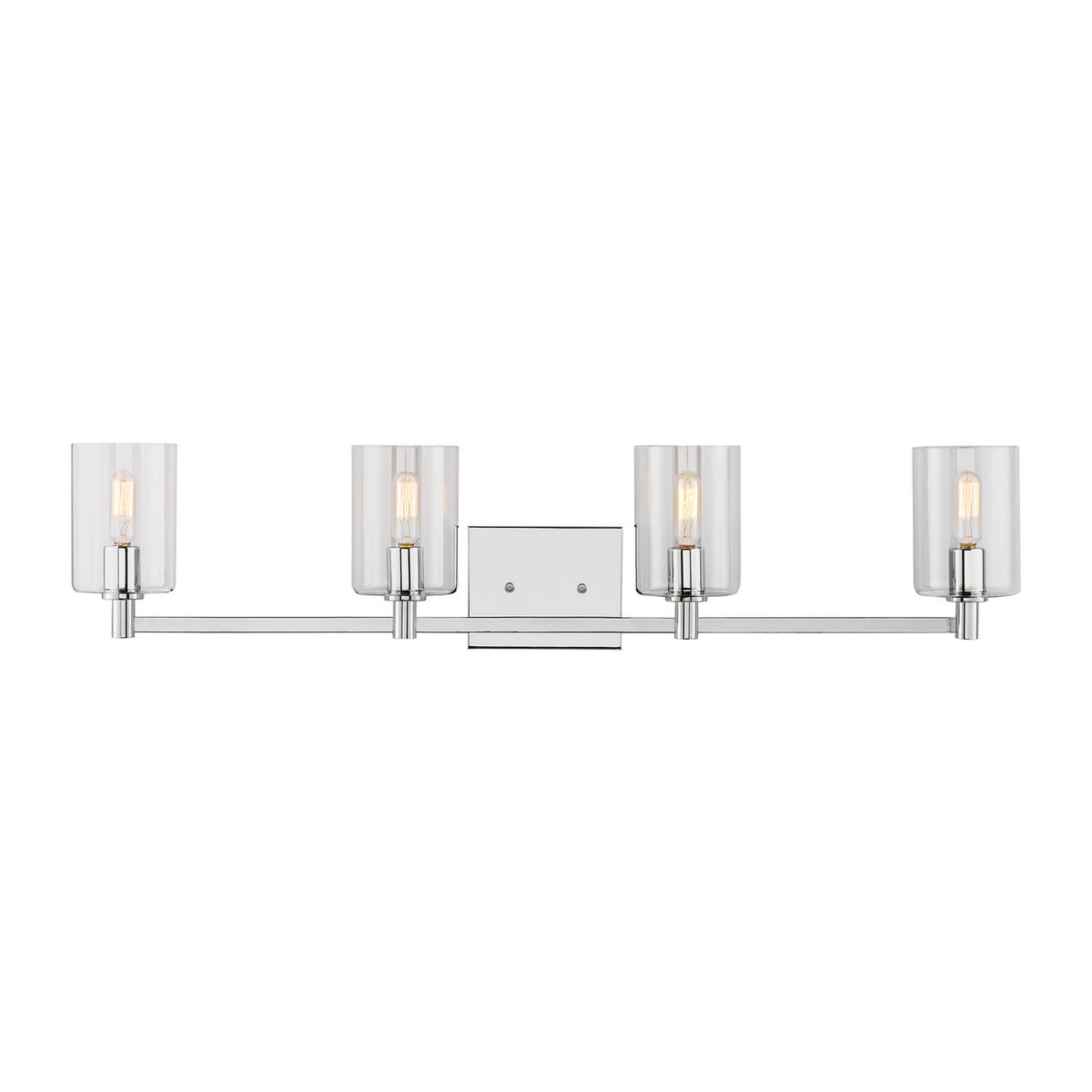 Fullton Four Light Bath Vanity in Chrome
