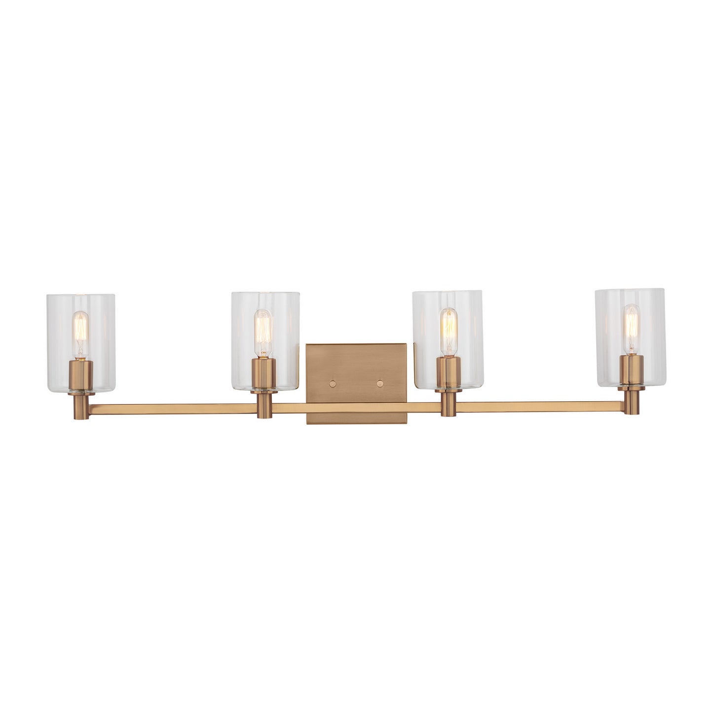 Fullton LED Bath Wall Sconce in Satin Brass