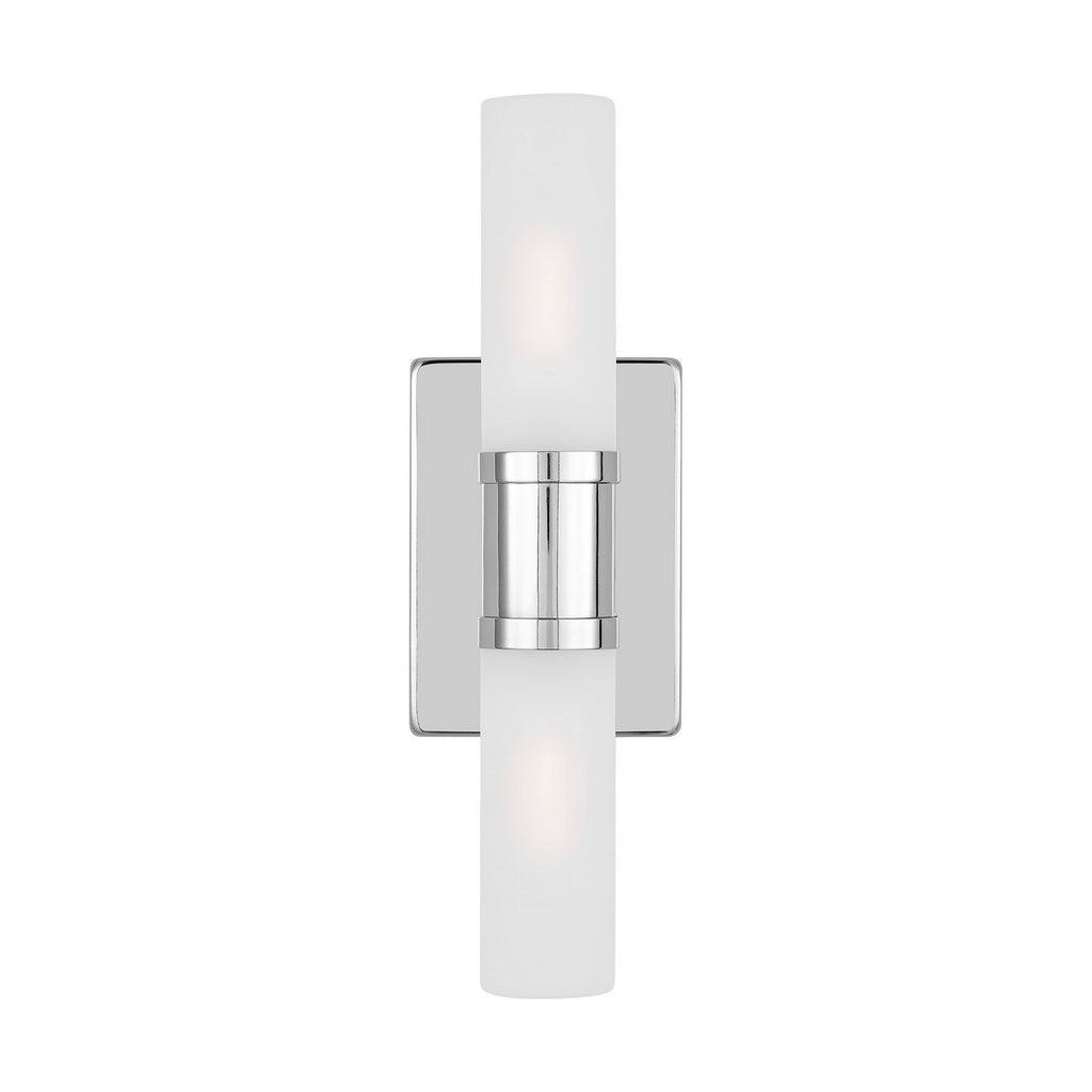 Keaton Two Light Bath Vanity in Chrome