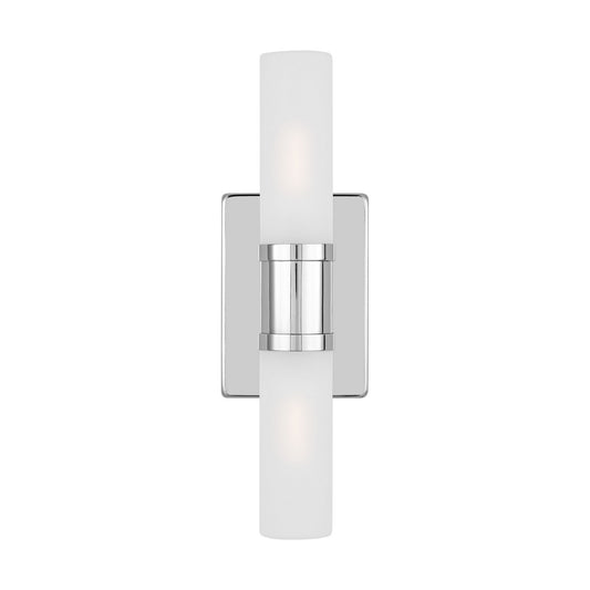 Keaton Two Light Bath Vanity in Chrome