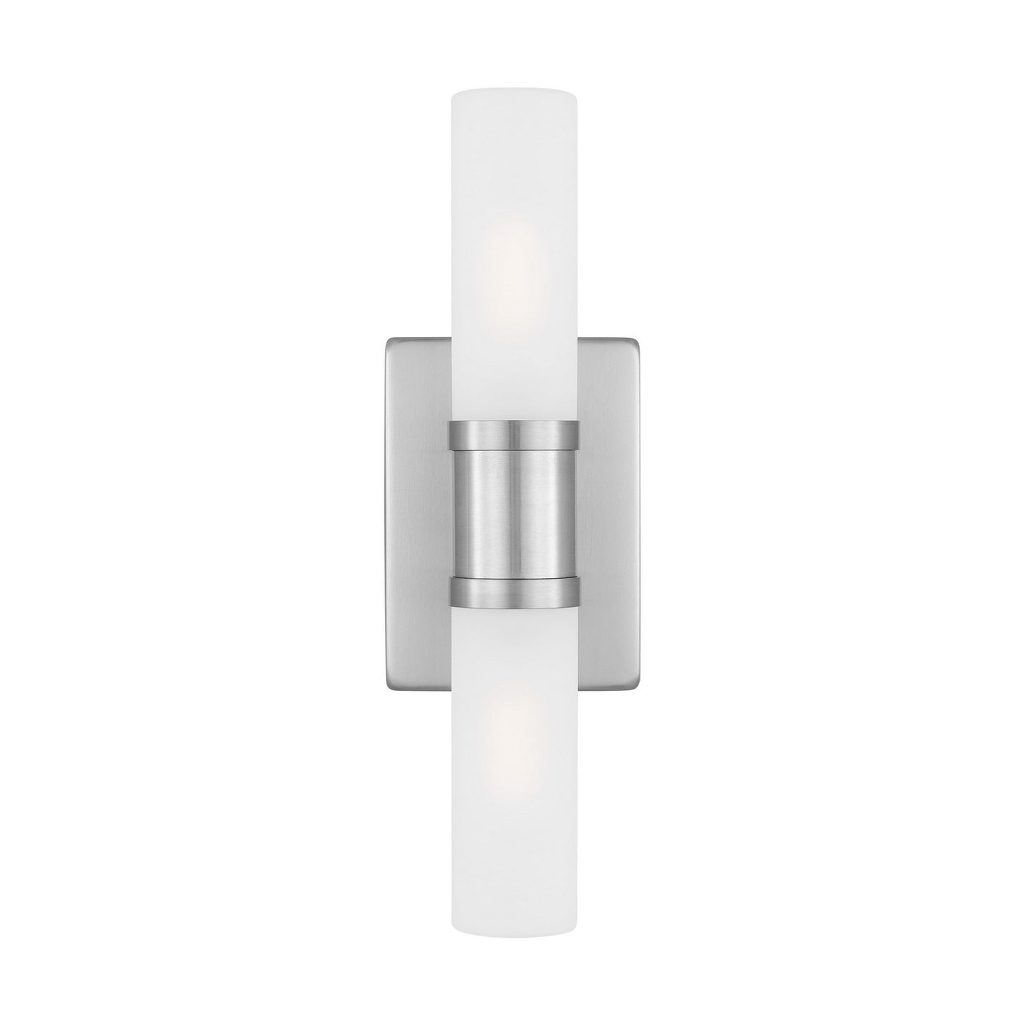 Keaton Two Light Bath Vanity in Brushed Nickel