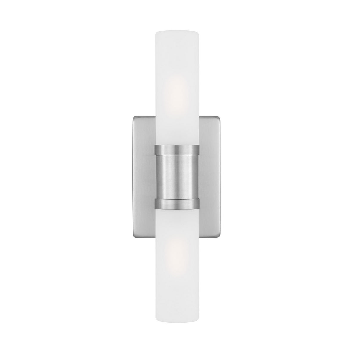 Keaton Two Light Bath Vanity in Brushed Nickel
