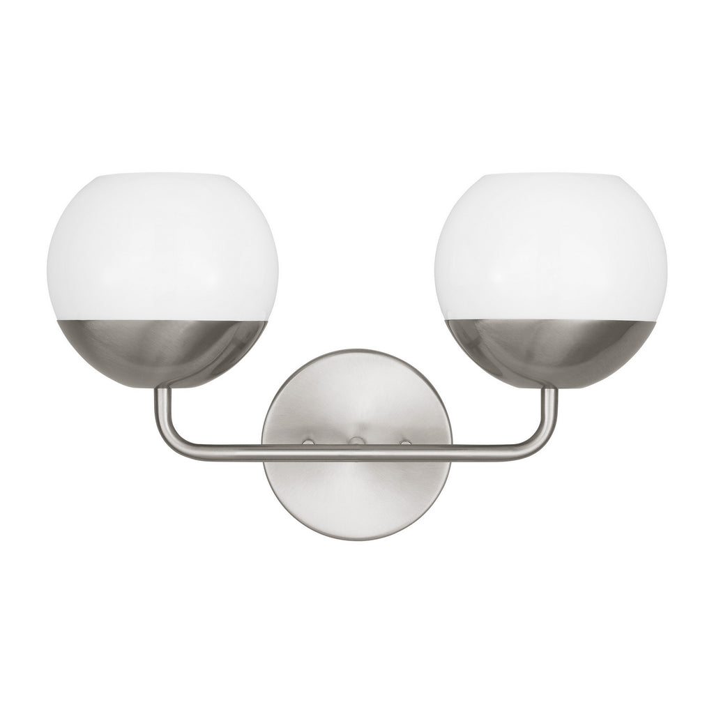 Alvin LED Bath Wall Sconce in Brushed Nickel