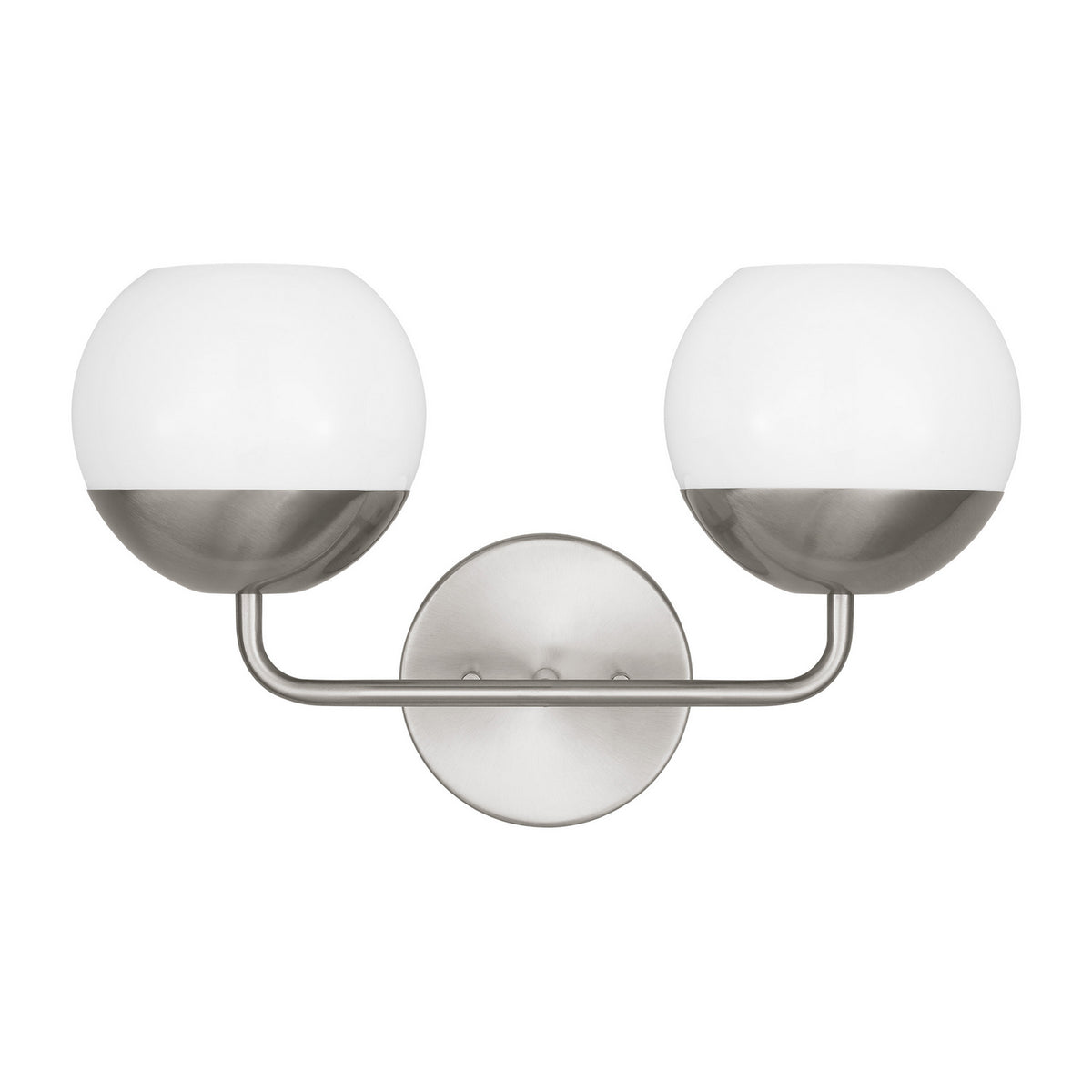 Alvin LED Bath Wall Sconce in Brushed Nickel