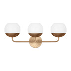 Alvin LED Bath Wall Sconce in Satin Brass