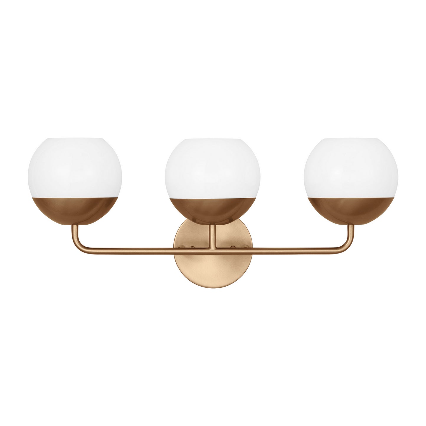 Alvin LED Bath Wall Sconce in Satin Brass