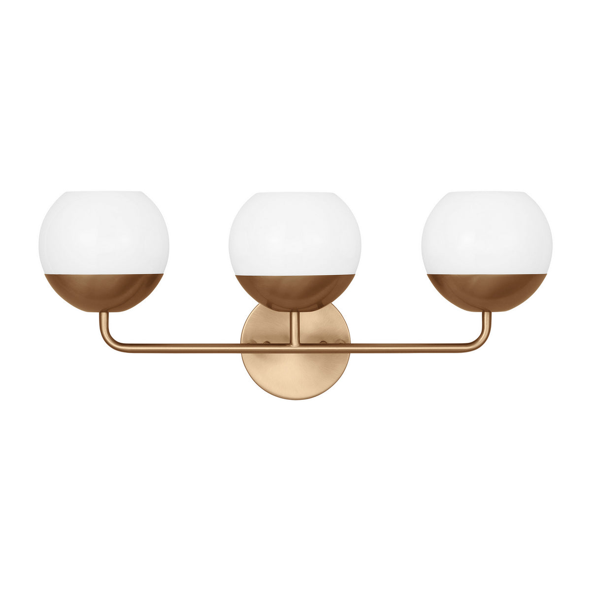 Alvin LED Bath Wall Sconce in Satin Brass