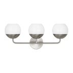 Alvin LED Bath Wall Sconce in Brushed Nickel