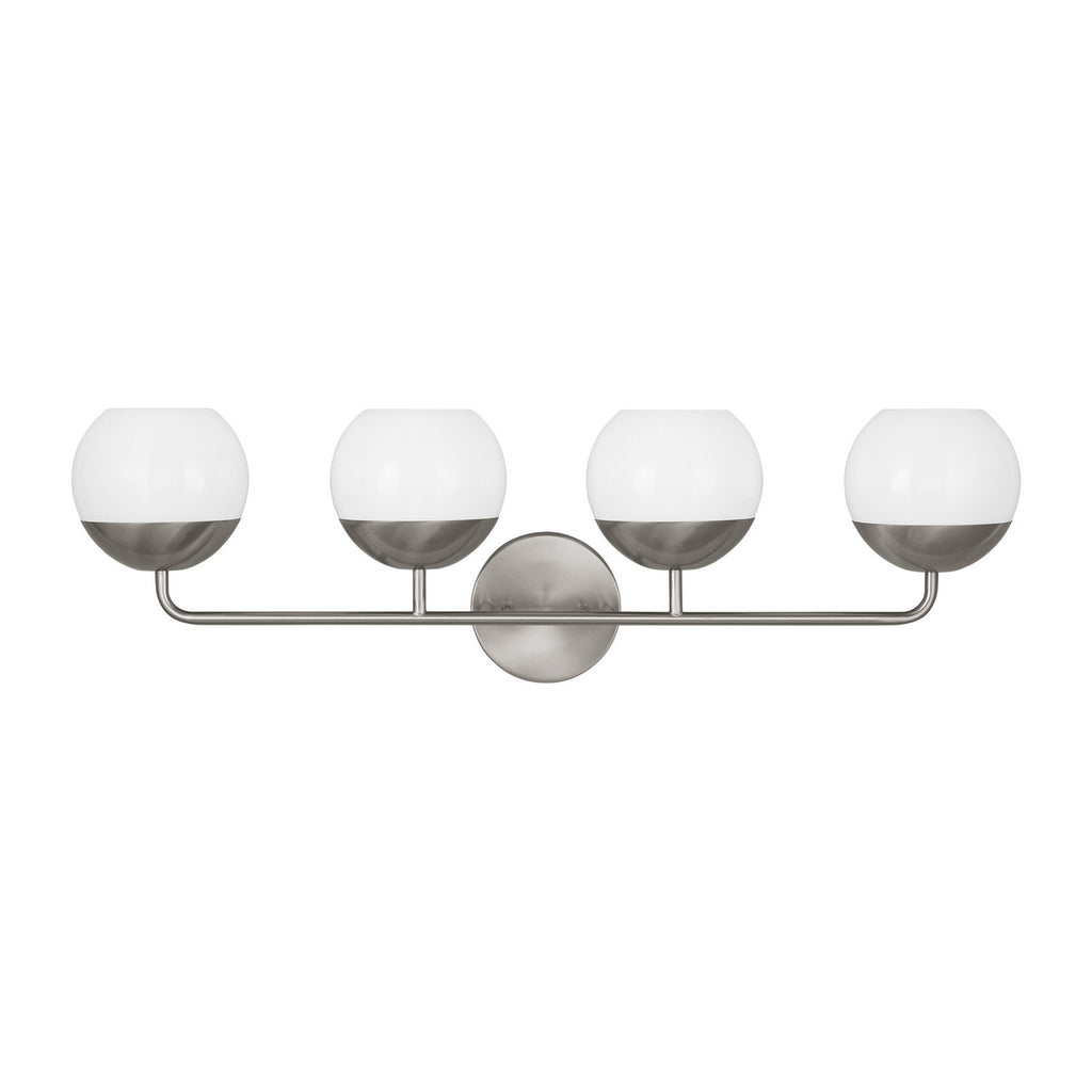 Alvin LED Bath Wall Sconce in Brushed Nickel
