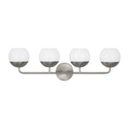 Alvin LED Bath Wall Sconce in Brushed Nickel