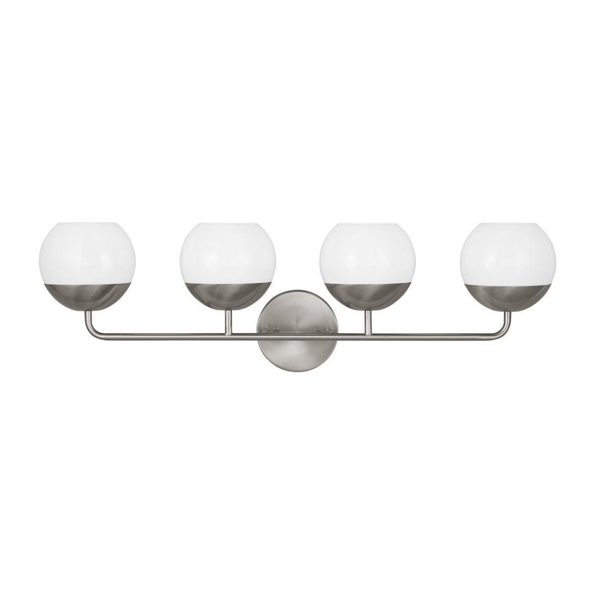 Alvin LED Bath Wall Sconce in Brushed Nickel