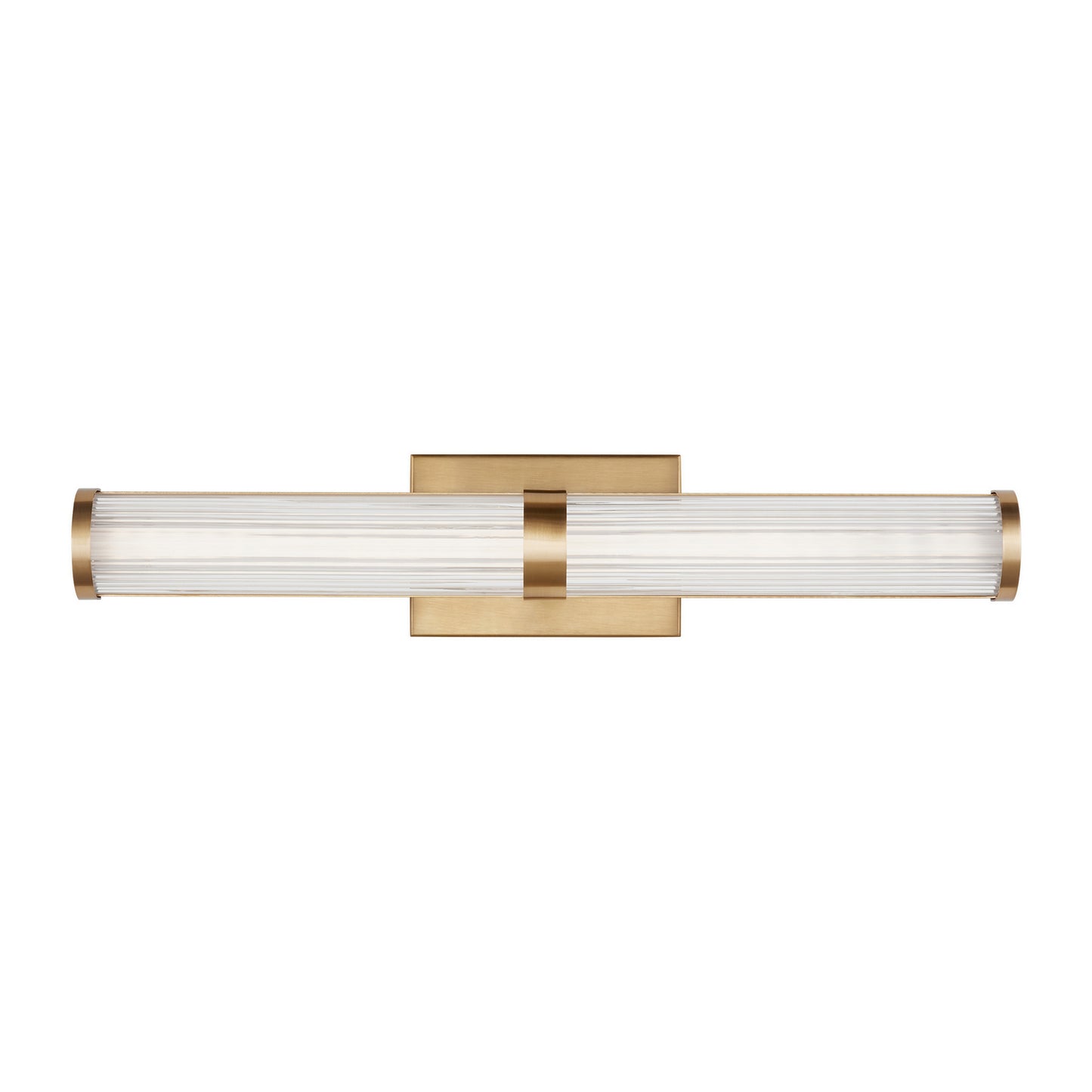 Syden LED Bath Wall Sconce in Satin Brass