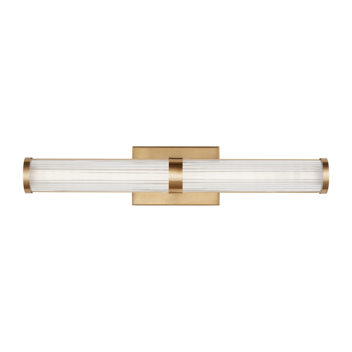 Syden LED Bath Wall Sconce in Satin Brass