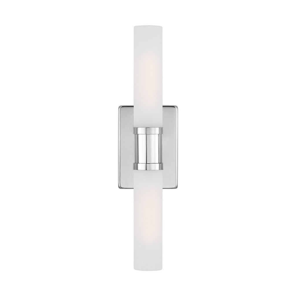 Keaton Two Light Bath Vanity in Chrome