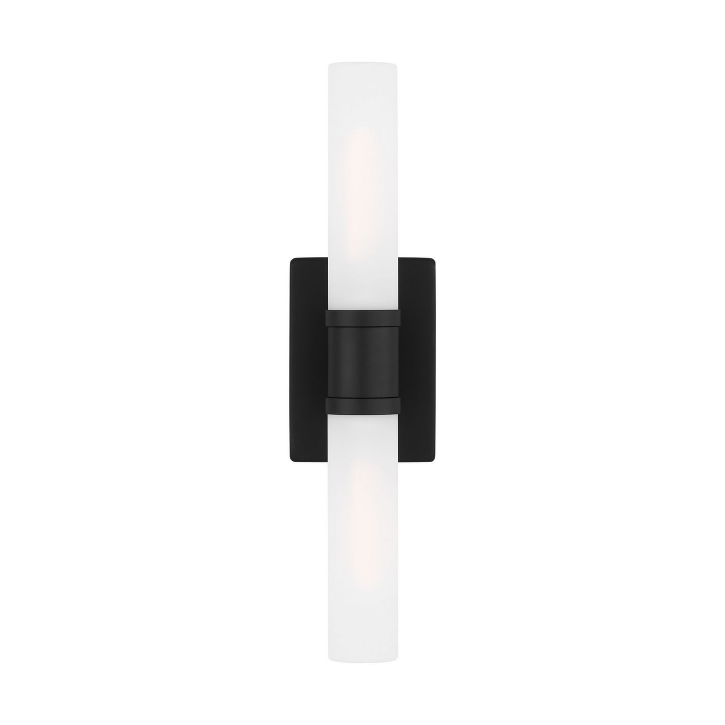 Keaton Two Light Bath Vanity in Midnight Black