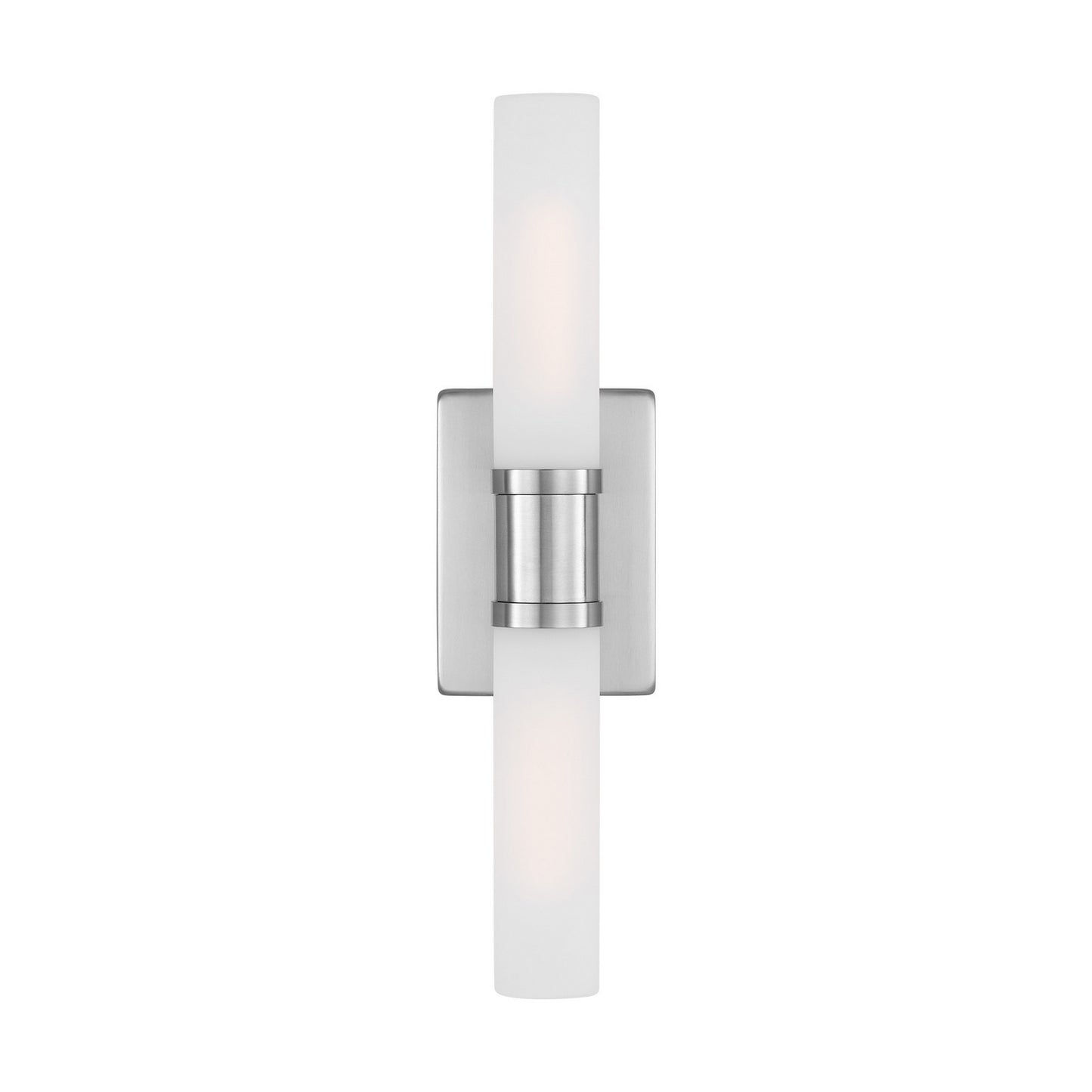 Keaton Two Light Bath Vanity in Brushed Nickel