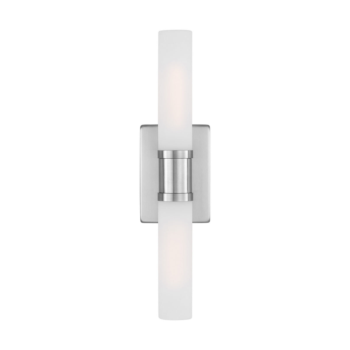 Keaton Two Light Bath Vanity in Brushed Nickel