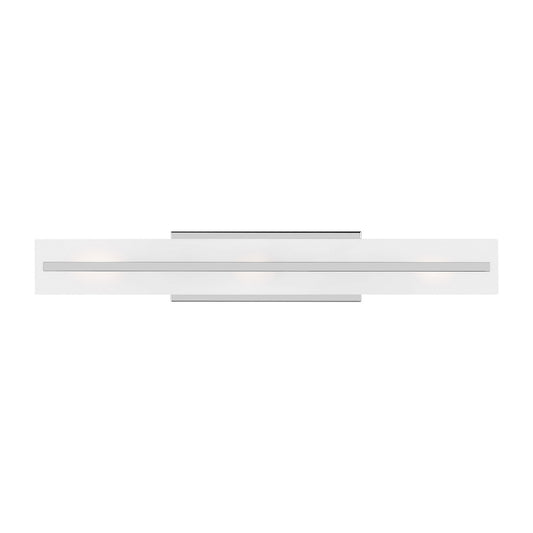 Dex Three Light Bath Vanity in Chrome