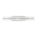 Dex Three Light Bath Vanity in Brushed Nickel