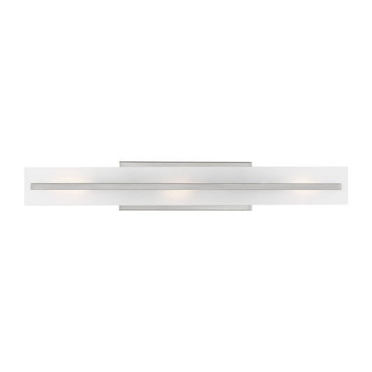 Dex Three Light Bath Vanity in Brushed Nickel
