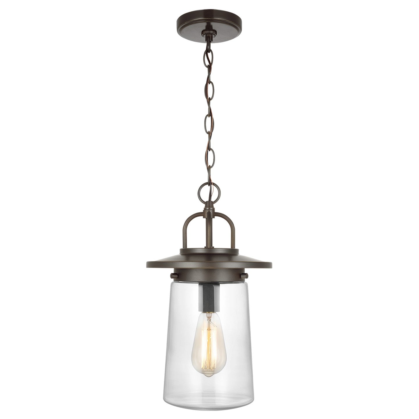 Generation Lighting - 6208901-71 - One Light Outdoor Pendant - Tybee - Antique Bronze