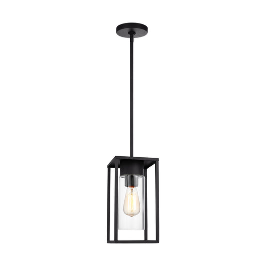 Vado One Light Outdoor Pendant in Black