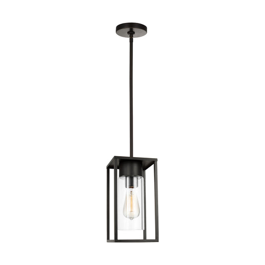 Vado One Light Outdoor Pendant in Antique Bronze