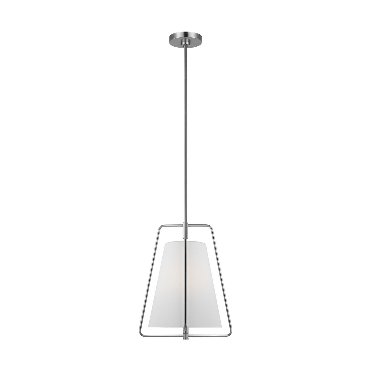 Allis One Light Pendant in Brushed Nickel