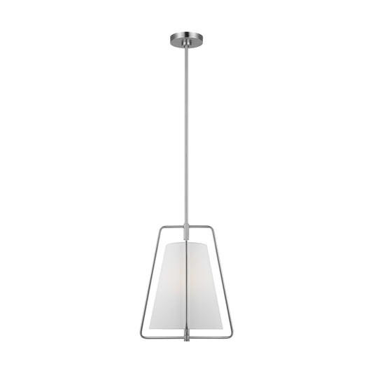 Allis One Light Pendant in Brushed Nickel